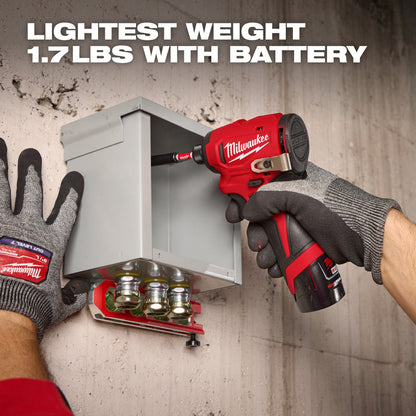 Milwaukee 3450-20 Tool 12V M12 Lithium-Ion Brushless Cordless 1/4" Hex Impact Driver (Tool-Only)