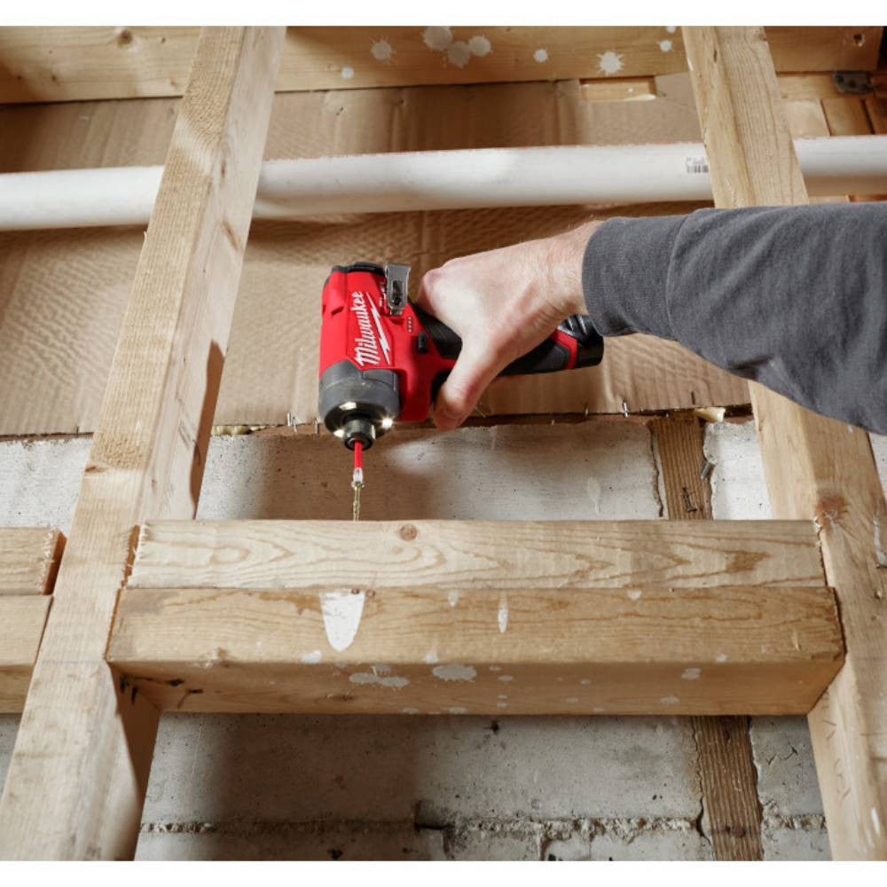 Milwaukee 3453-22 M12 FUEL Cordless Brushless 1/4in Hex Impact Driver Kit