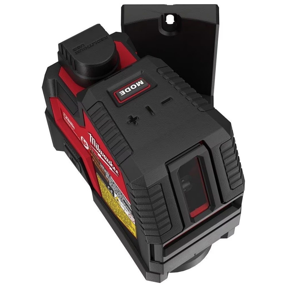 Milwaukee 3521-21 100 ft. REDLITHIUM Lithium-Ion USB Green Rechargeable Cross Line Laser Level with Charger