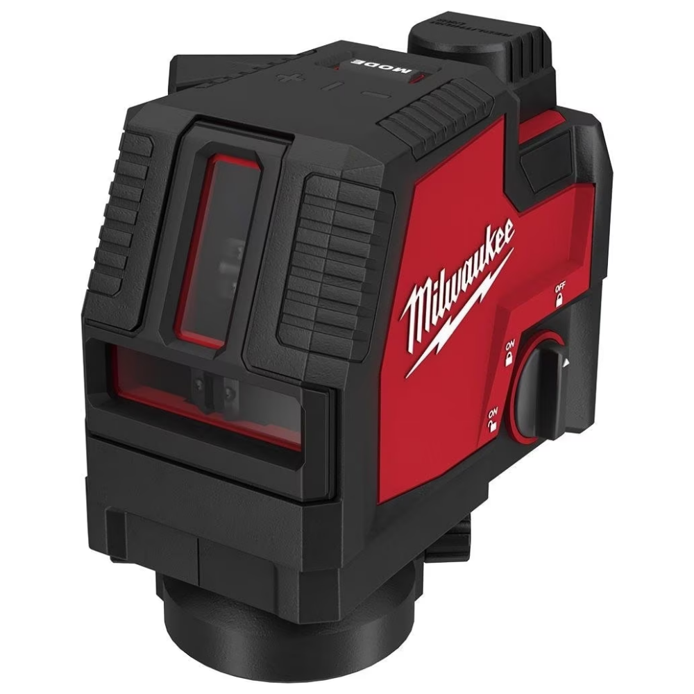 Milwaukee 3521-21 100 ft. REDLITHIUM Lithium-Ion USB Green Rechargeable Cross Line Laser Level with Charger