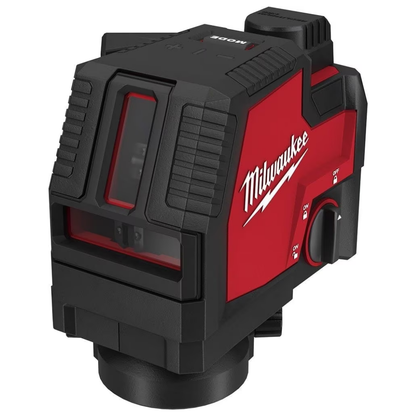 Milwaukee 3521-21 100 ft. REDLITHIUM Lithium-Ion USB Green Rechargeable Cross Line Laser Level with Charger