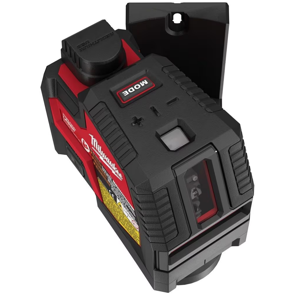 Milwaukee 3522-21 Green 100 ft. Cross Line and Plumb Points Rechargeable Laser Level with Lithium-Ion Battery
