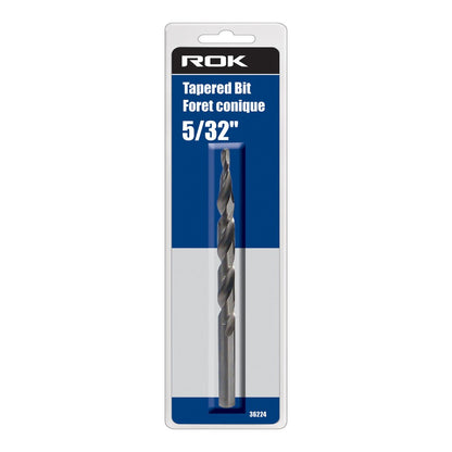5/32" HSS Tapered Drill Bit for Woodworking and Countersinks