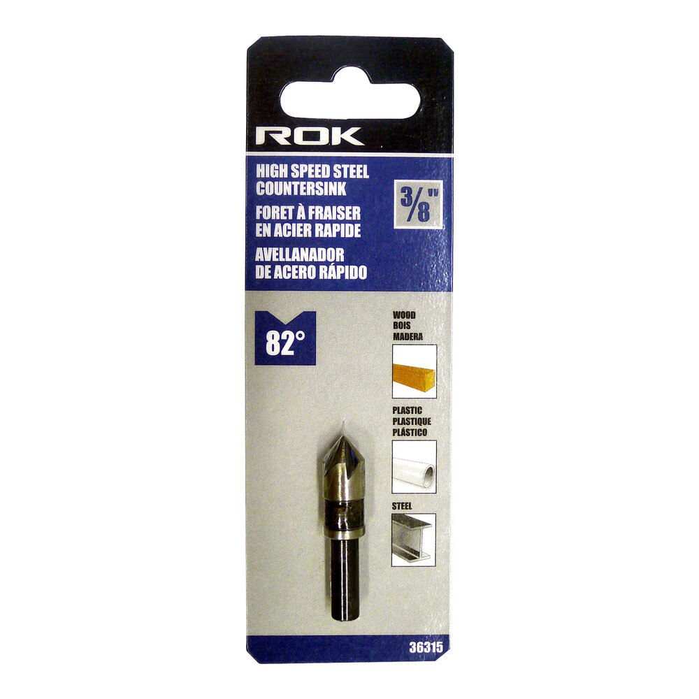 3/8" HSS Countersink Drill Bit for Hole Chamfering