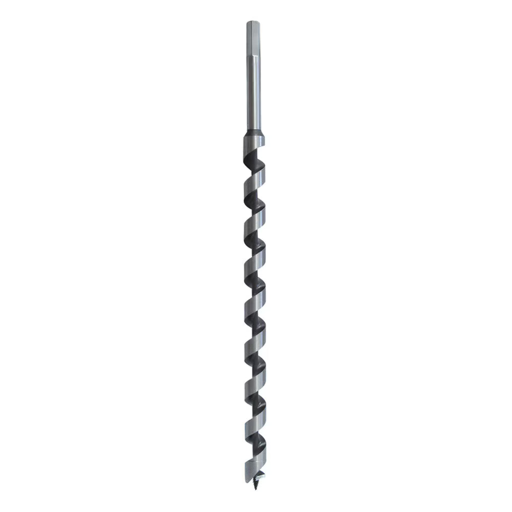 6" Auger Drill Bit 1-1/8" for Large-Diameter Wood Drilling