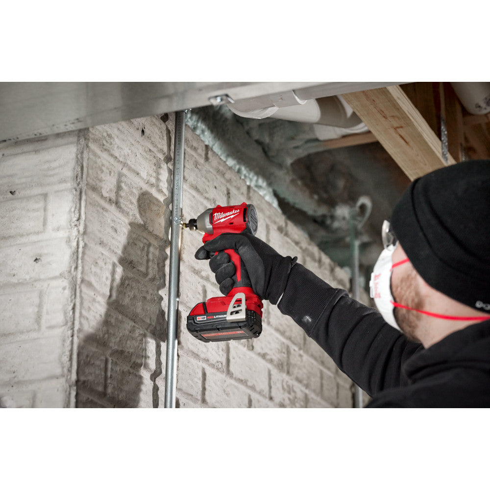 Milwaukee 3650-20 M18 Cordless Brushless Compact 1/4in Hex Impact Driver (Tool Only)
