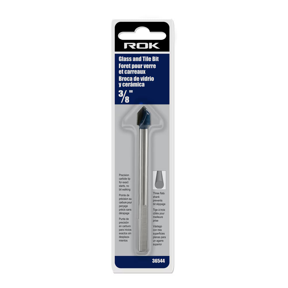 3/8" Glass and Tile Drill Bit for Precision Drilling