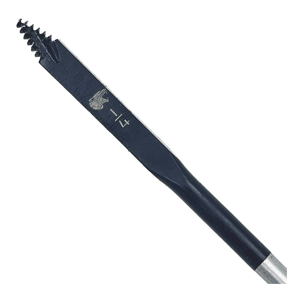 1/4" x 6" Spade Bit with Speedtip for Wood Drilling