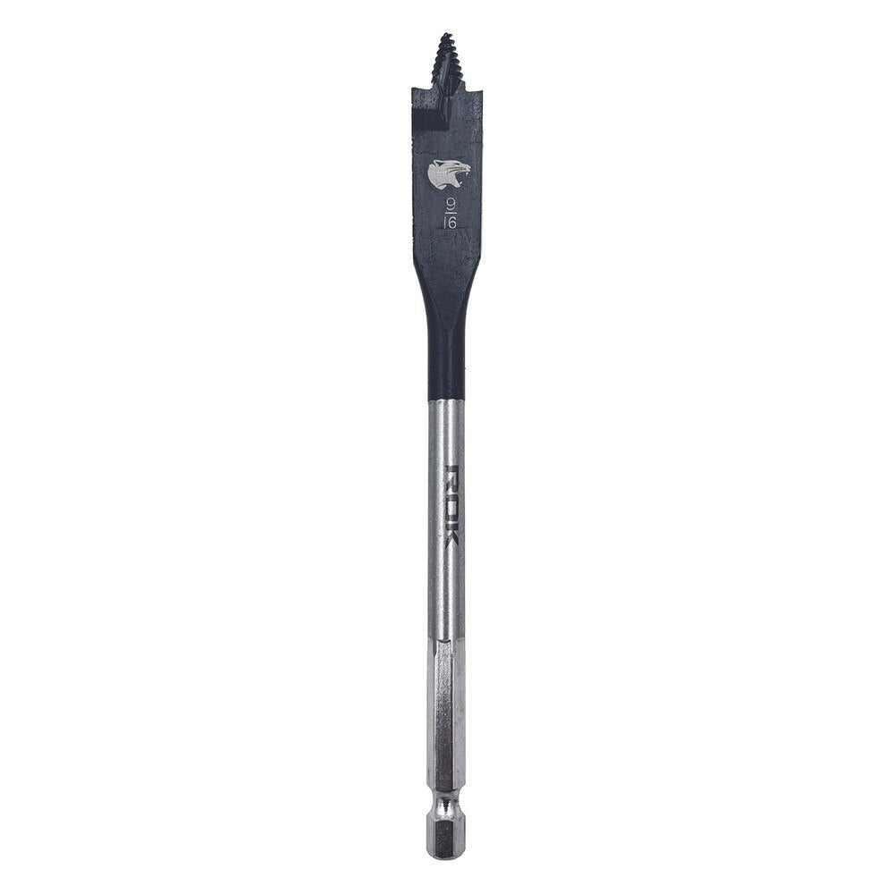 9/16" x 6" Spade Bit with Speedtip for Wood Drilling
