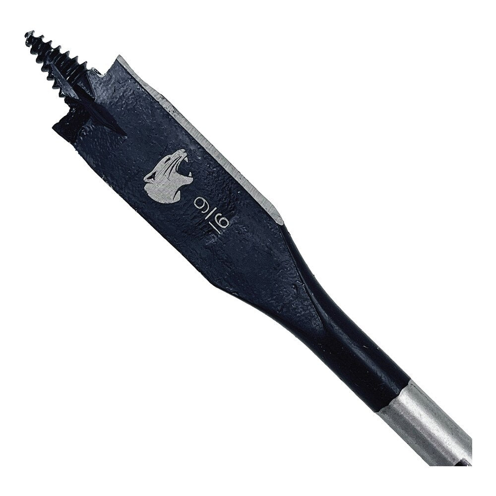 9/16" x 6" Spade Bit with Speedtip for Wood Drilling