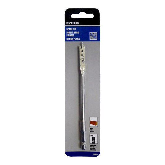 5/16" Spade Bit for Wood Drilling Applications