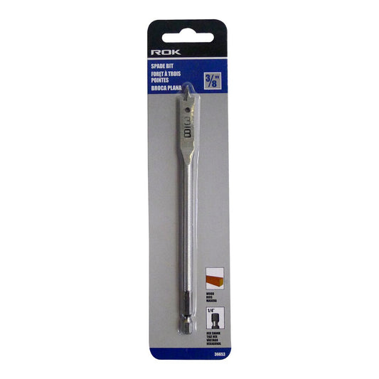 3/8" Spade Bit for Wood Drilling Applications