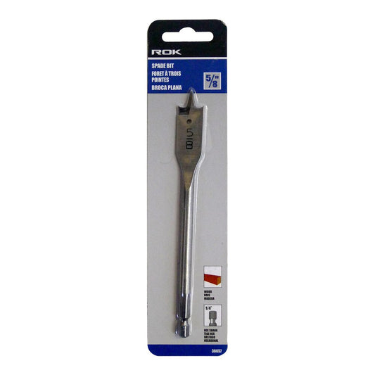 5/8" Spade Bit for Wood Drilling Applications