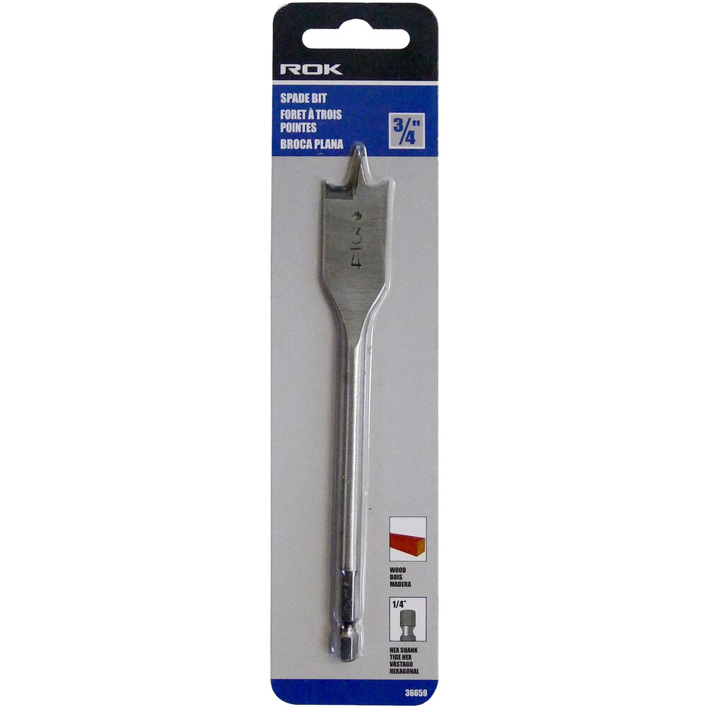 3/4" Spade Bit for Wood Drilling Applications