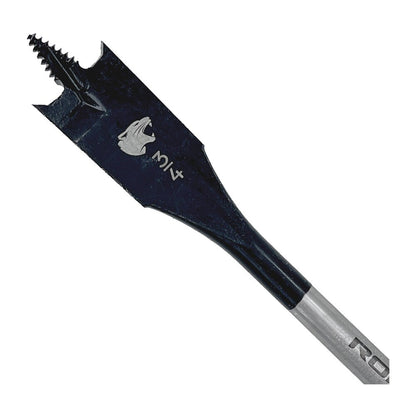 3/4" × 16" Spade Bit with SpeedTip for Wood Drilling