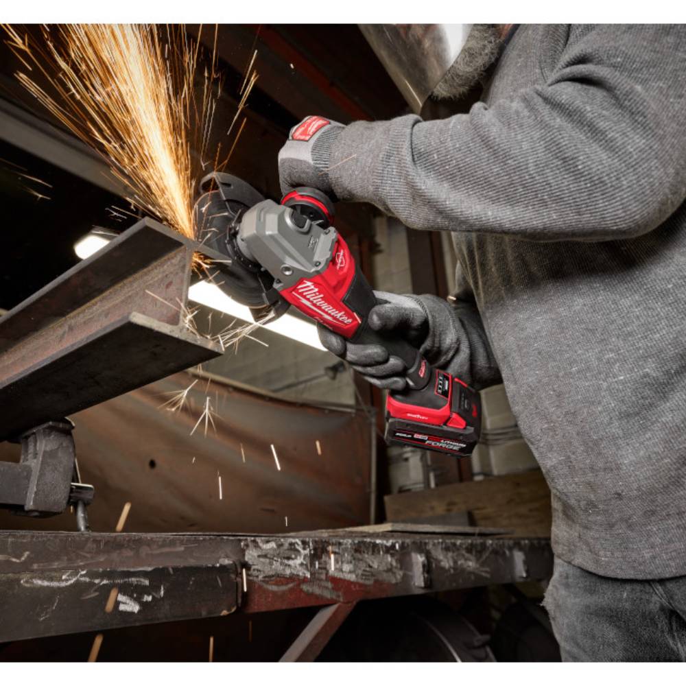 Milwaukee 3672-20 M18 FUEL Cordless Brushless 4-1/2in / 6in VS Braking Angle Grinder with Paddle Switch and ONE-Key (Tool Only)