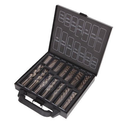 99-Piece Gold Oxide Drill Bit Set for Metal, Wood & Plastic