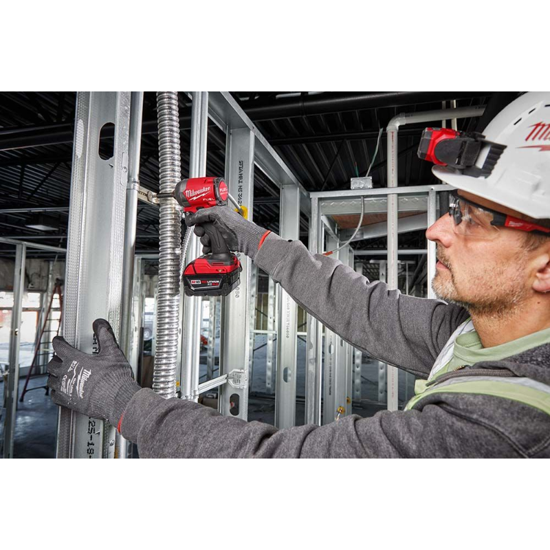 Milwaukee 3697-22 M18 FUEL 18V Li-Ion Brushless Next Generation Hammer Drill Impact Driver Kit with (2) 5.0ah Battery