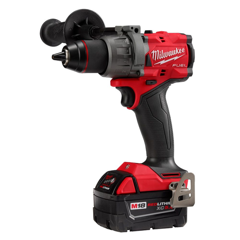 Milwaukee 3697-22 M18 FUEL 18V Li-Ion Brushless Next Generation Hammer Drill Impact Driver Kit with (2) 5.0ah Battery