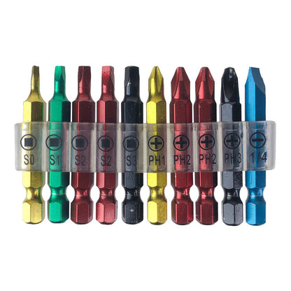 10 Pcs 2" Cr-V Screwdriver Bit Set | Driver Bits