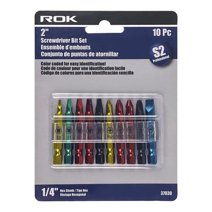10 Pcs 2" Screwdriver Bit Set | Driver Bits