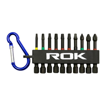 10 Pcs 2" Impact Driver Bit Set | Impact Rated Bits