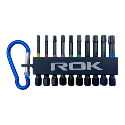 10 Pcs 2" Torx Impact Driver Bits | 1/4" Hex Shank