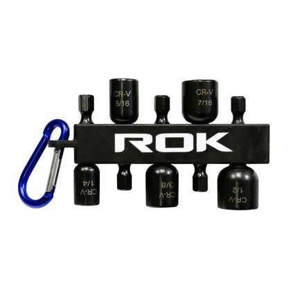5-Piece Impact Magnetic Nut Driver Set for Power Drills