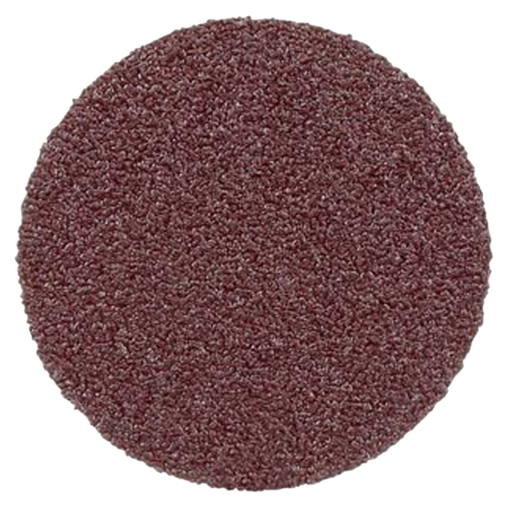 3M 348D maroon PSA pressure sensitive adhesive cloth sanding disc P120 grit 12 inch no hole backing for grinding and finishing on metal wood and composites