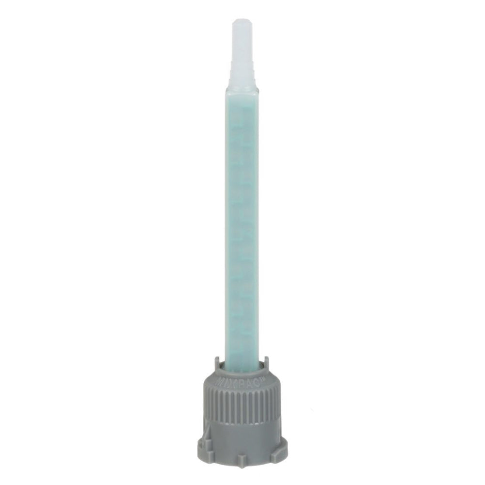 3M Scotch-Weld EPX square green static mixing nozzle for 485ml industrial adhesive cartridges.