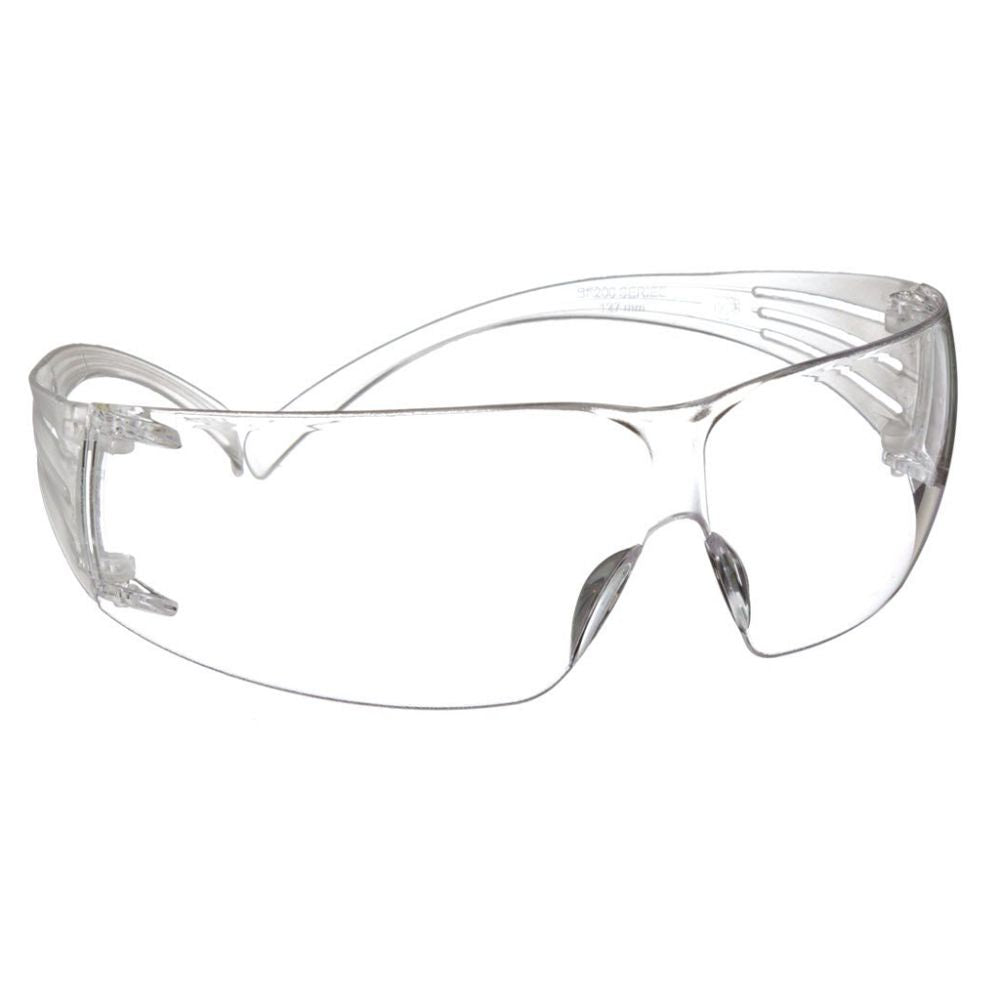 3M SecureFit SF201AF clear safety glasses