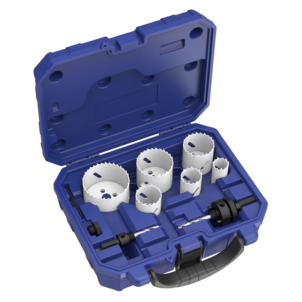9 Pcs Bi-Metal Hole Saw Set | Hole Cutters with Arbor