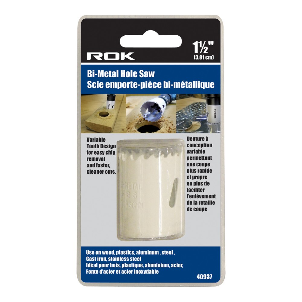 1-1/2" Bi-Metal Hole Saw for Precise Hole Cutting
