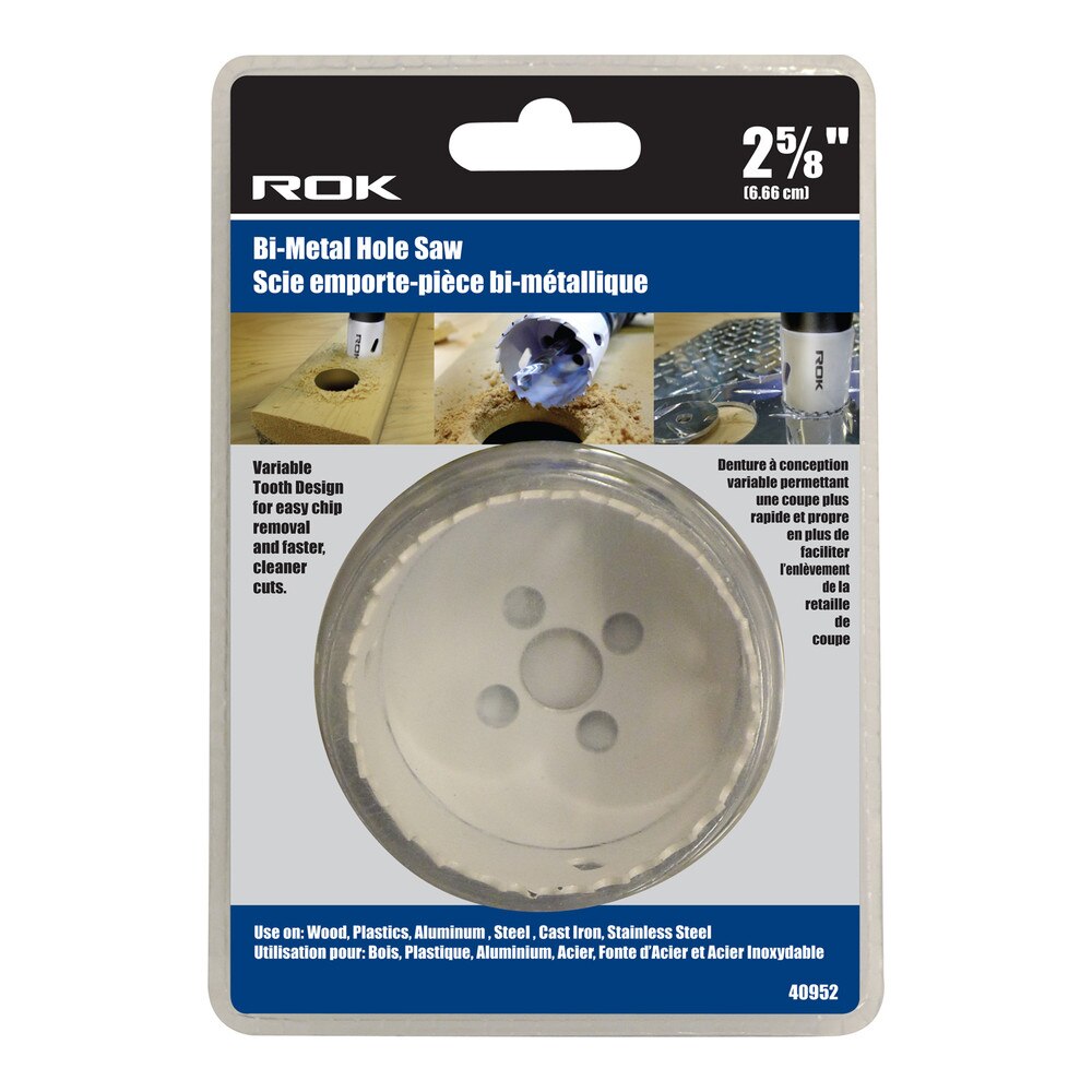 2-5/8" Bi-Metal Hole Saw for Precise Hole Cutting