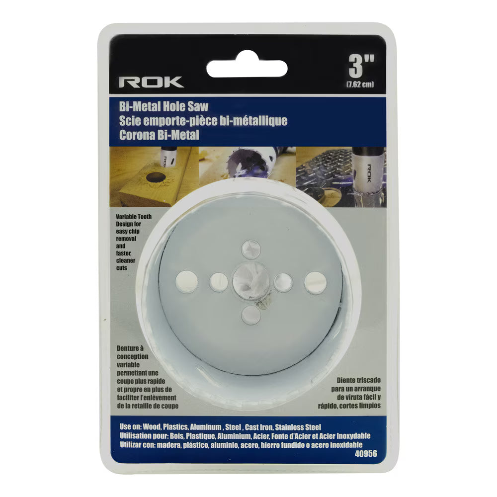 3" Bi-Metal Hole Saw for Precise Hole Cutting