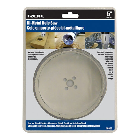 5" Bi-Metal Hole Saw for Large-Diameter Cutting