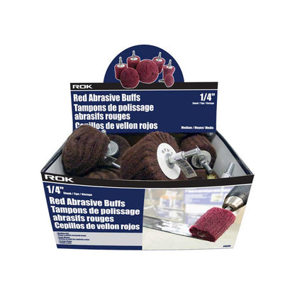 ROK 14pc Abrasive Fine Grit Buff Set