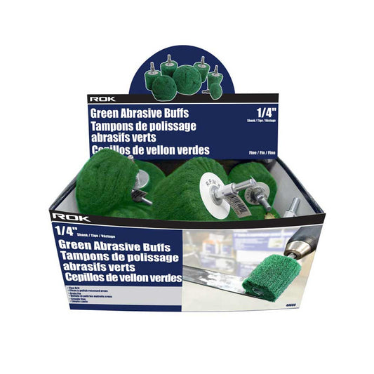 ROK 14pc Abrasive Fine Grit Buff Set