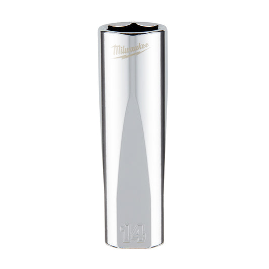 Milwaukee 45-34-0014 14mm 3/8in Drive Metric 6pt Deep Socket