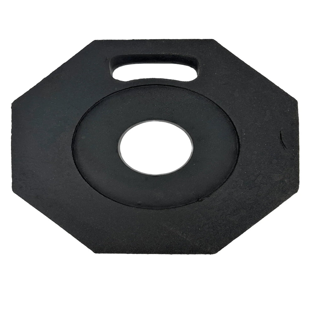 Delineator Octagon Rubber Base 10 lb | Traffic Safety Delineator Base