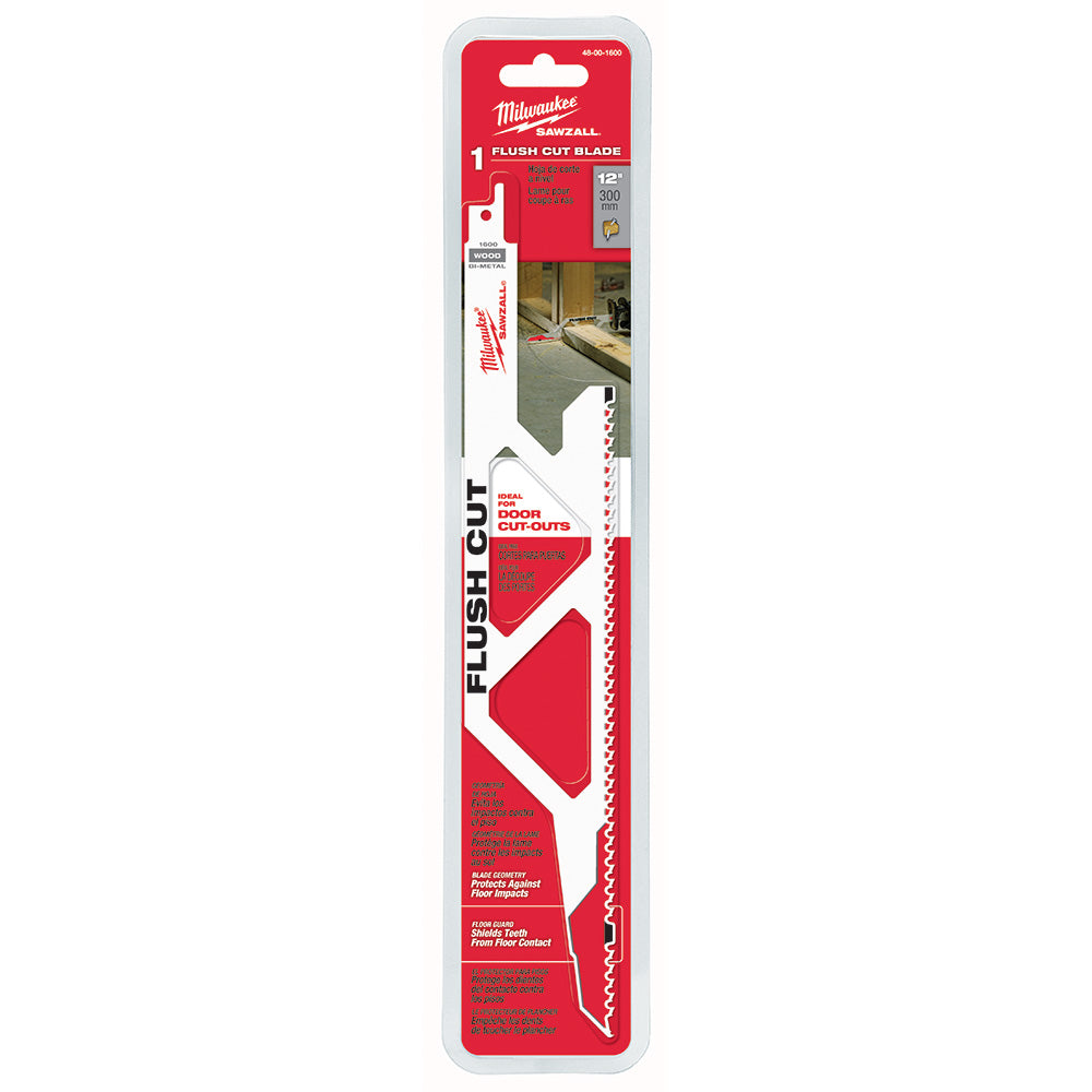 Milwaukee 48-00-1600 SAWZALL 12in 5 TPI Flush Cut Blade