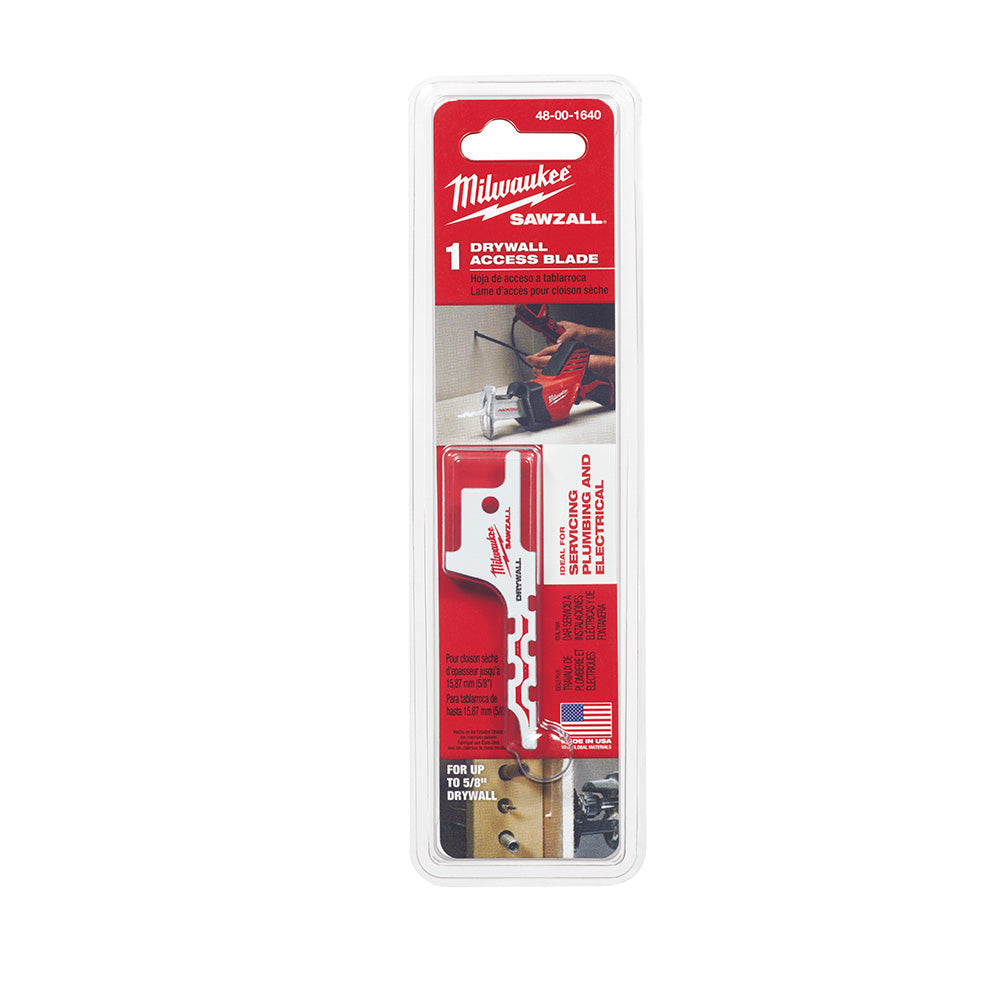 Milwaukee 48-00-1640 SAWZALL 2-1/2in Drywall Access Blade