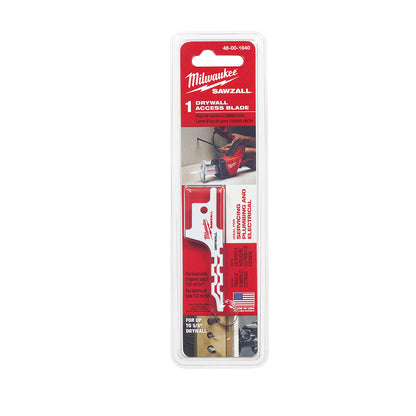 Milwaukee 48-00-1640 SAWZALL 2-1/2in Drywall Access Blade