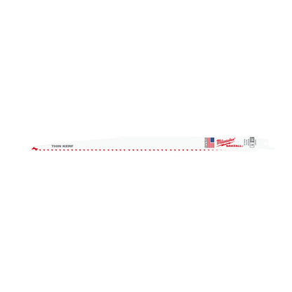 Milwaukee 48-00-5037 SAWZALL 12in 5 TPI Nail Embedded Wood Cutting Blade - 5pk