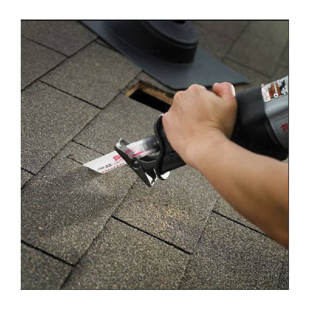 Milwaukee 48-00-5037 SAWZALL 12in 5 TPI Nail Embedded Wood Cutting Blade - 5pk
