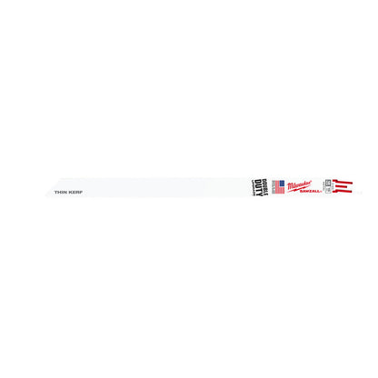 Milwaukee 48-00-5189 SAWZALL 12in 18 TPI Metal Cutting Blades - 5pk