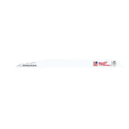 Milwaukee 48-00-5711 SAWZALL THE WRECKER 12in 7/11 TPI Demolition Blades - 5pk