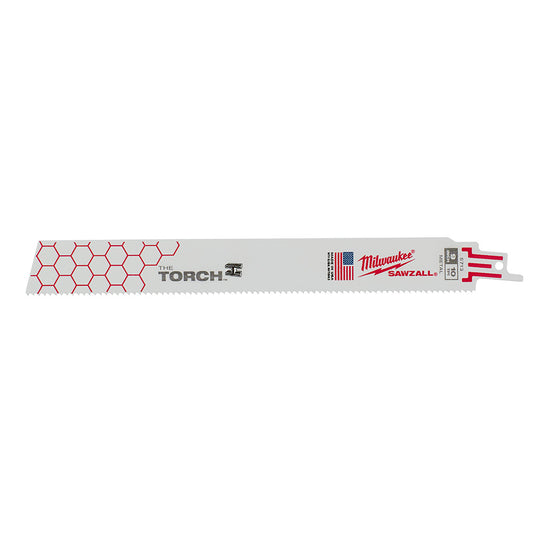 Milwaukee 48-00-5712 SAWZALL THE TORCH 6in 10 TPI Metal Demolition Blades - 5pk