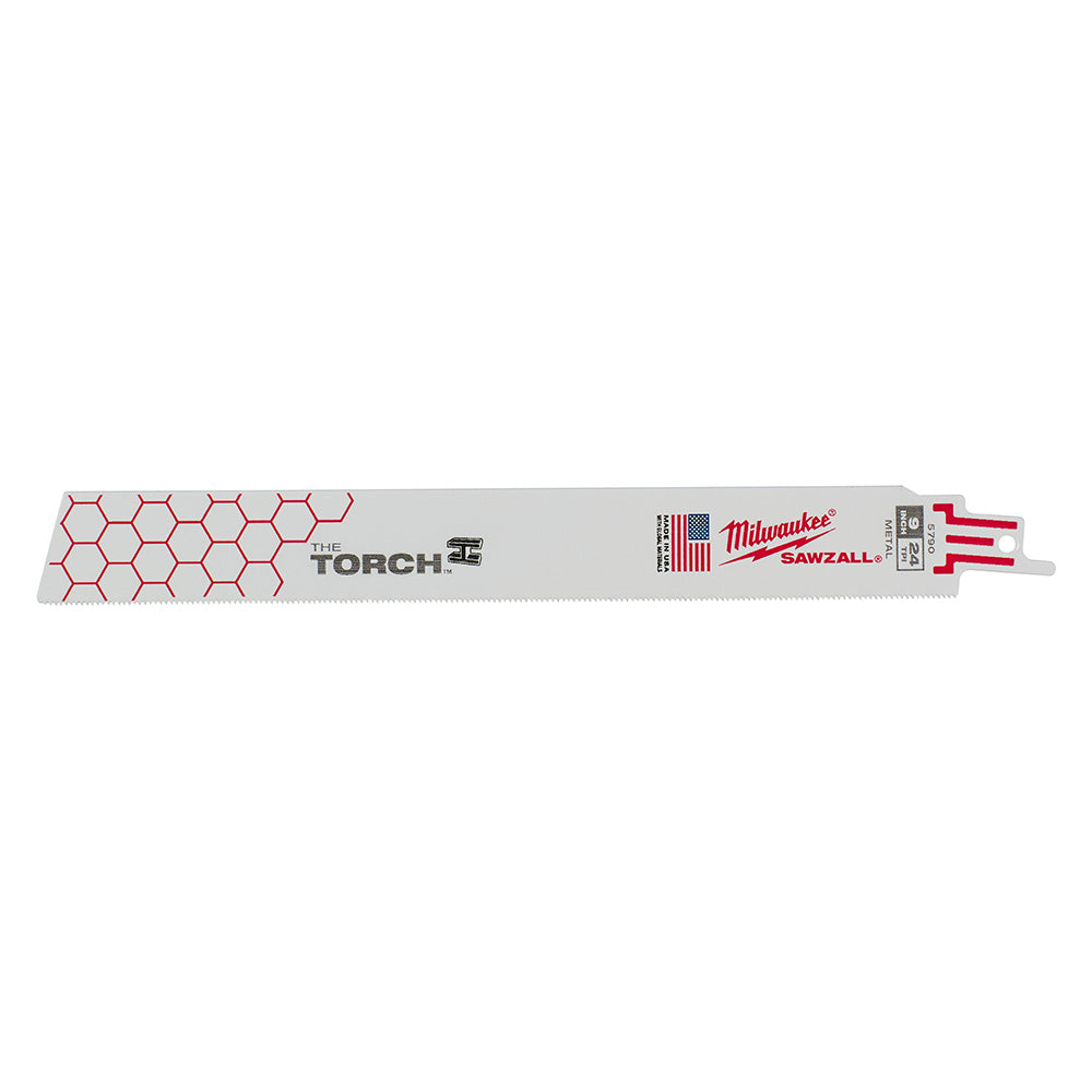 Milwaukee 48-00-5790 SAWZALL THE TORCH 9in 24 TPI Metal Demolition Blades - 5pk