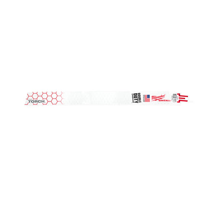 Milwaukee 48-00-5791 SAWZALL THE TORCH 12in 24 TPI Metal Demolition Blades - 5pk